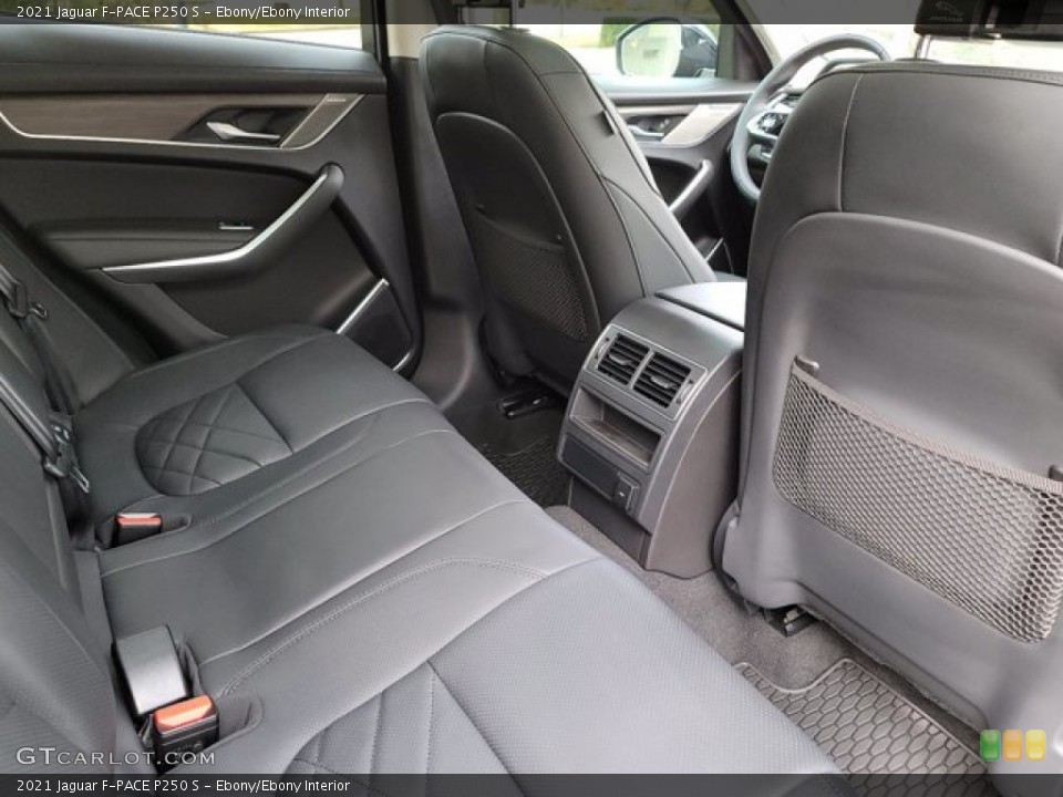 Ebony/Ebony Interior Rear Seat for the 2021 Jaguar F-PACE P250 S #143343358