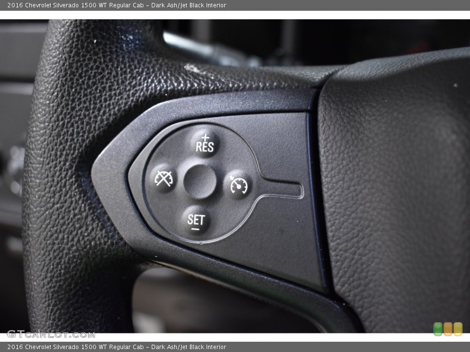 Dark Ash/Jet Black Interior Steering Wheel for the 2016 Chevrolet Silverado 1500 WT Regular Cab #143343479