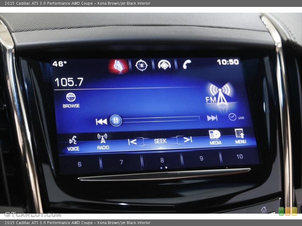 Kona Brown/Jet Black Interior Controls for the 2015 Cadillac ATS 3.6 Performance AWD Coupe #143349636