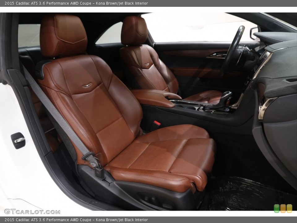 Kona Brown/Jet Black Interior Front Seat for the 2015 Cadillac ATS 3.6 Performance AWD Coupe #143349744