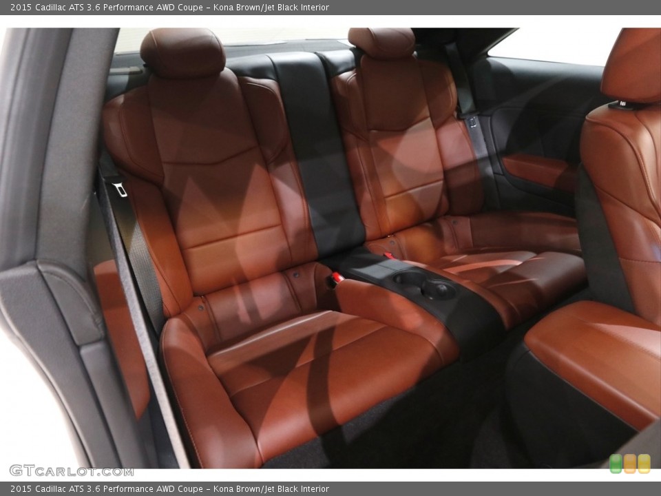 Kona Brown/Jet Black Interior Rear Seat for the 2015 Cadillac ATS 3.6 Performance AWD Coupe #143349765