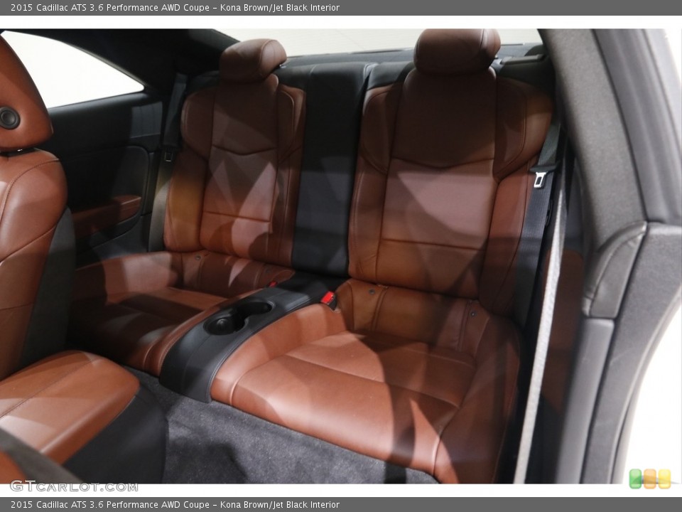 Kona Brown/Jet Black Interior Rear Seat for the 2015 Cadillac ATS 3.6 Performance AWD Coupe #143349789