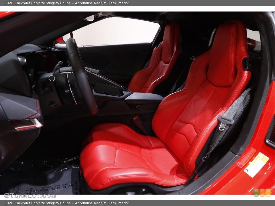 Adrenaline Red/Jet Black Interior Front Seat for the 2020 Chevrolet Corvette Stingray Coupe #143354421
