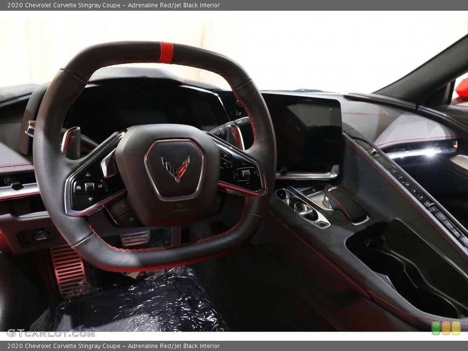 Adrenaline Red/Jet Black Interior Dashboard for the 2020 Chevrolet Corvette Stingray Coupe #143354433