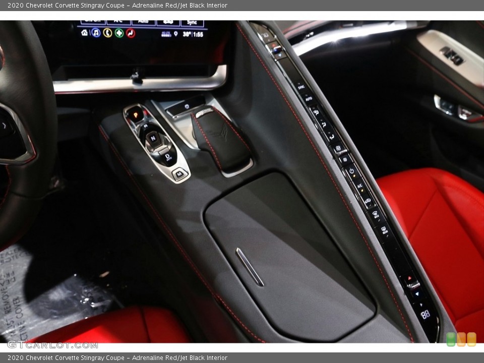 Adrenaline Red/Jet Black Interior Controls for the 2020 Chevrolet Corvette Stingray Coupe #143354517