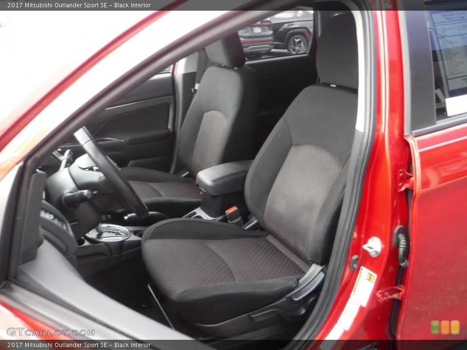 Black Interior Front Seat for the 2017 Mitsubishi Outlander Sport SE #143356707