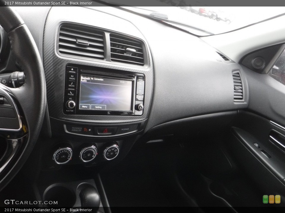 Black Interior Dashboard for the 2017 Mitsubishi Outlander Sport SE #143356770