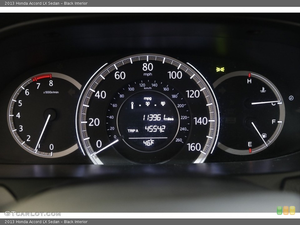 Black Interior Gauges for the 2013 Honda Accord LX Sedan #143357196