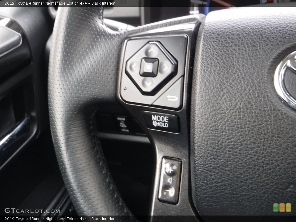 Black Interior Steering Wheel for the 2019 Toyota 4Runner Nightshade Edition 4x4 #143360493