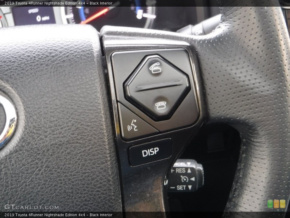 Black Interior Steering Wheel for the 2019 Toyota 4Runner Nightshade Edition 4x4 #143360514