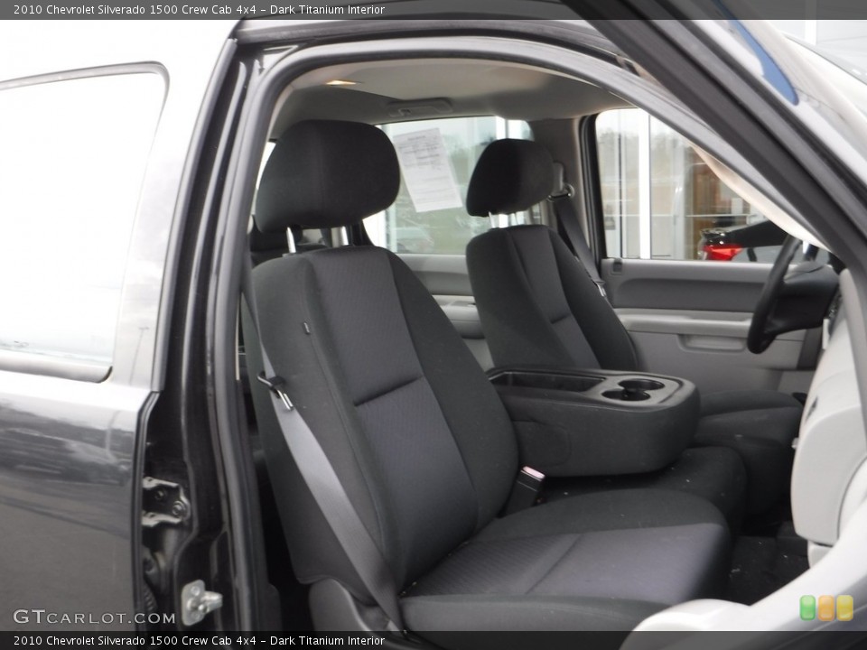 Dark Titanium Interior Front Seat for the 2010 Chevrolet Silverado 1500 Crew Cab 4x4 #143361354