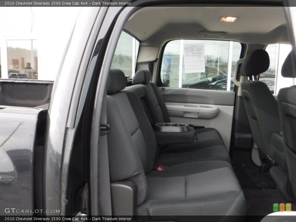 Dark Titanium Interior Rear Seat for the 2010 Chevrolet Silverado 1500 Crew Cab 4x4 #143361468