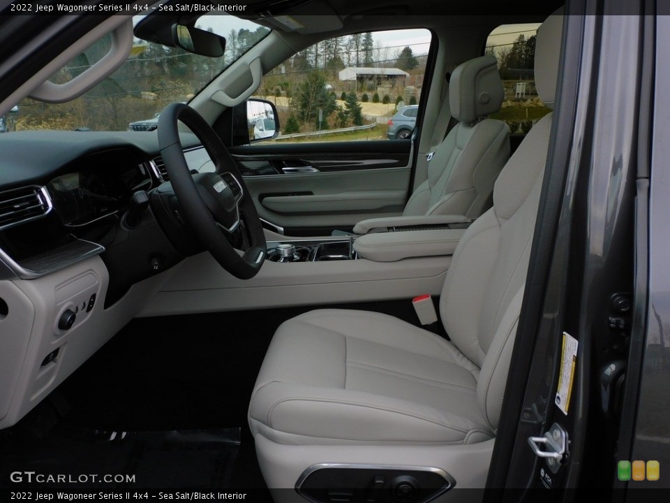 Sea Salt/Black Interior Front Seat for the 2022 Jeep Wagoneer Series II 4x4 #143362062