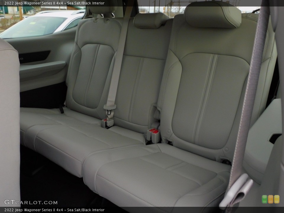 Sea Salt/Black Interior Rear Seat for the 2022 Jeep Wagoneer Series II 4x4 #143362098