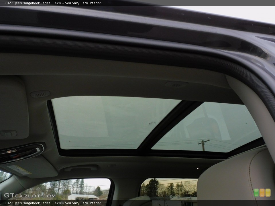 Sea Salt/Black Interior Sunroof for the 2022 Jeep Wagoneer Series II 4x4 #143362146