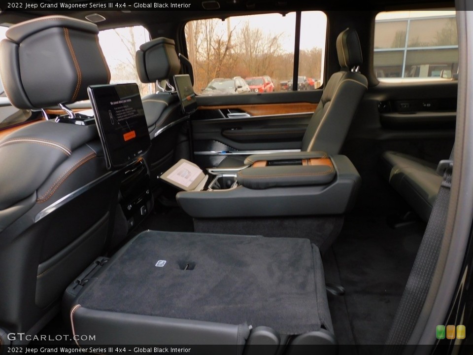 Global Black Interior Rear Seat for the 2022 Jeep Grand Wagoneer Series III 4x4 #143362425