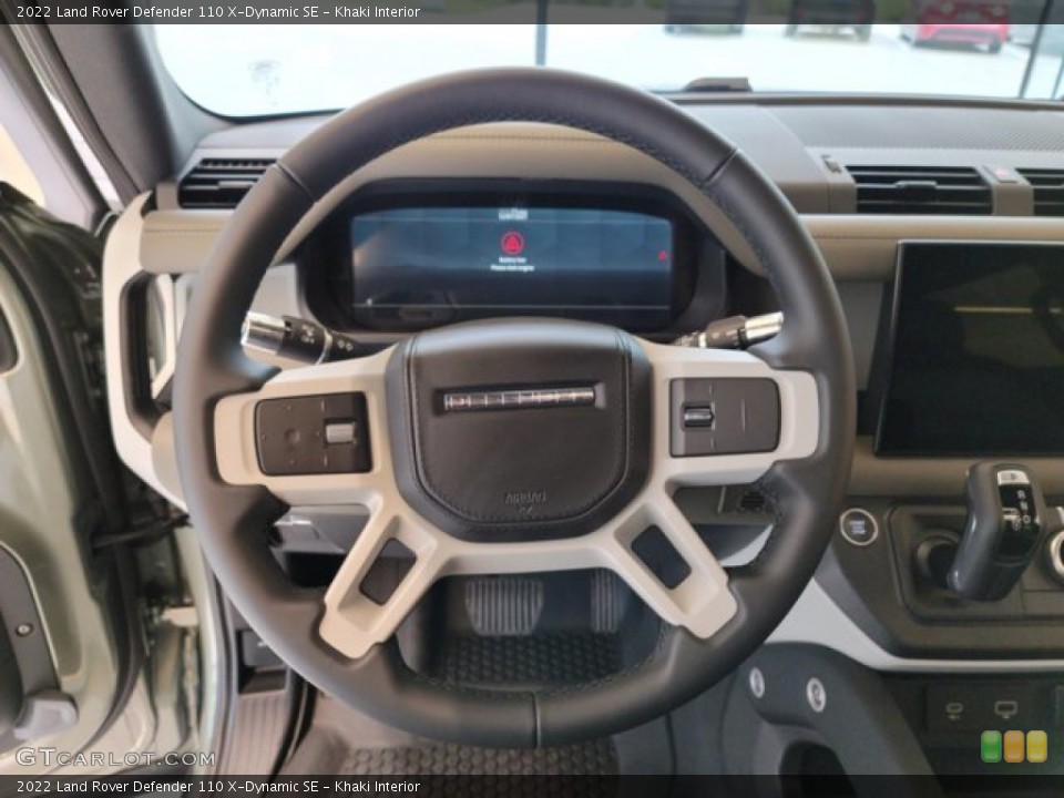 Khaki Interior Steering Wheel for the 2022 Land Rover Defender 110 X-Dynamic SE #143365180