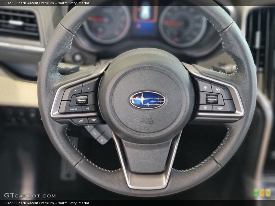Warm Ivory Interior Steering Wheel for the 2022 Subaru Ascent Premium #143365213
