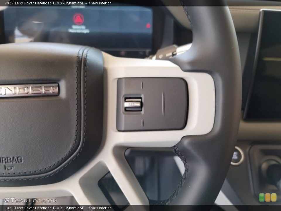 Khaki Interior Steering Wheel for the 2022 Land Rover Defender 110 X-Dynamic SE #143365216