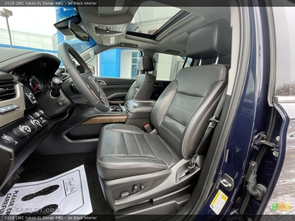 Jet Black Interior Photo for the 2018 GMC Yukon XL Denali 4WD #143366812