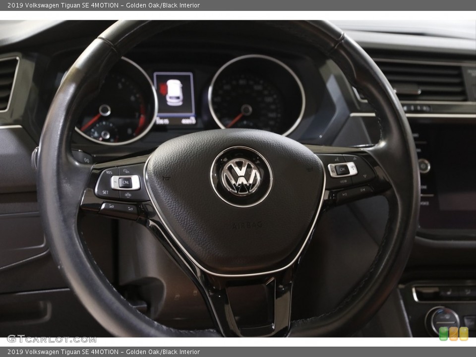 Golden Oak/Black Interior Steering Wheel for the 2019 Volkswagen Tiguan SE 4MOTION #143368228