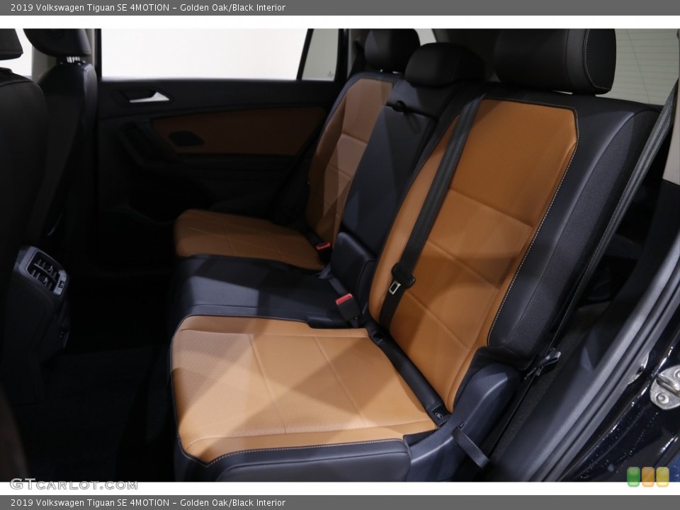 Golden Oak/Black Interior Rear Seat for the 2019 Volkswagen Tiguan SE 4MOTION #143368324