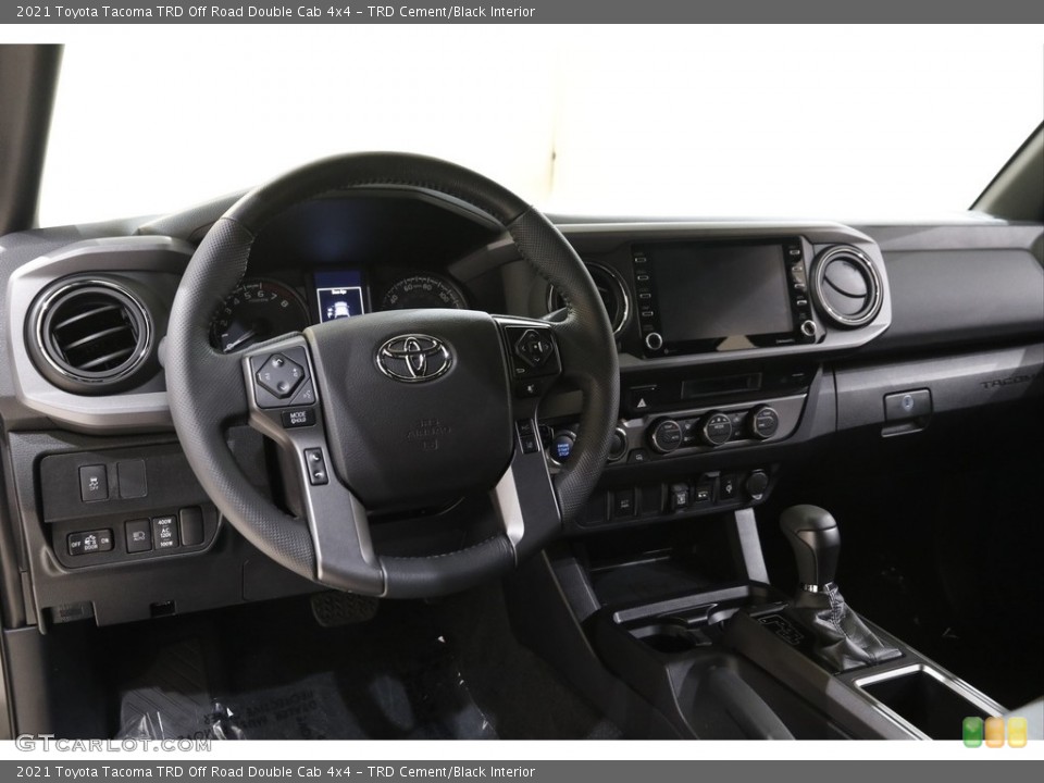 TRD Cement/Black Interior Dashboard for the 2021 Toyota Tacoma TRD Off Road Double Cab 4x4 #143368747