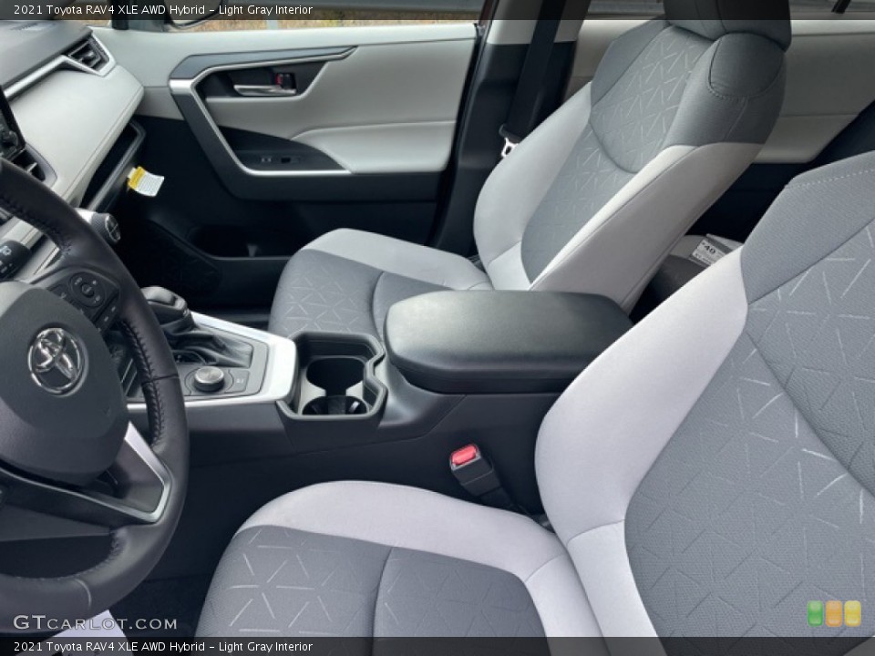 Light Gray Interior Front Seat for the 2021 Toyota RAV4 XLE AWD Hybrid #143369416
