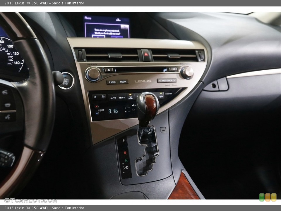 Saddle Tan Interior Transmission for the 2015 Lexus RX 350 AWD #143372996