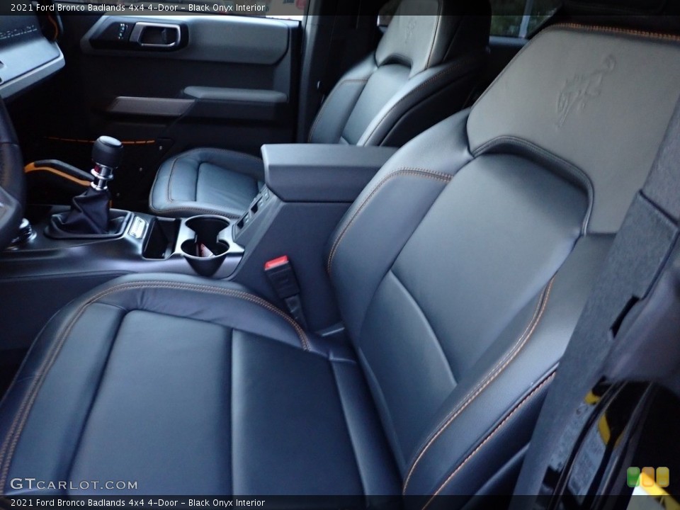 Black Onyx Interior Front Seat for the 2021 Ford Bronco Badlands 4x4 4-Door #143373284