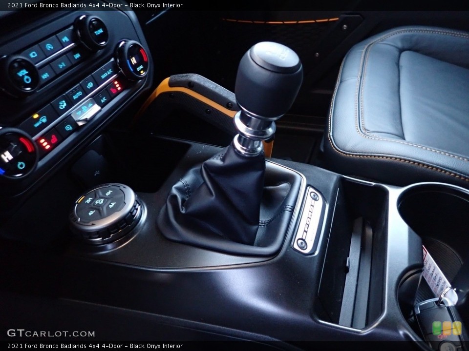 Black Onyx Interior Transmission for the 2021 Ford Bronco Badlands 4x4 4-Door #143373374