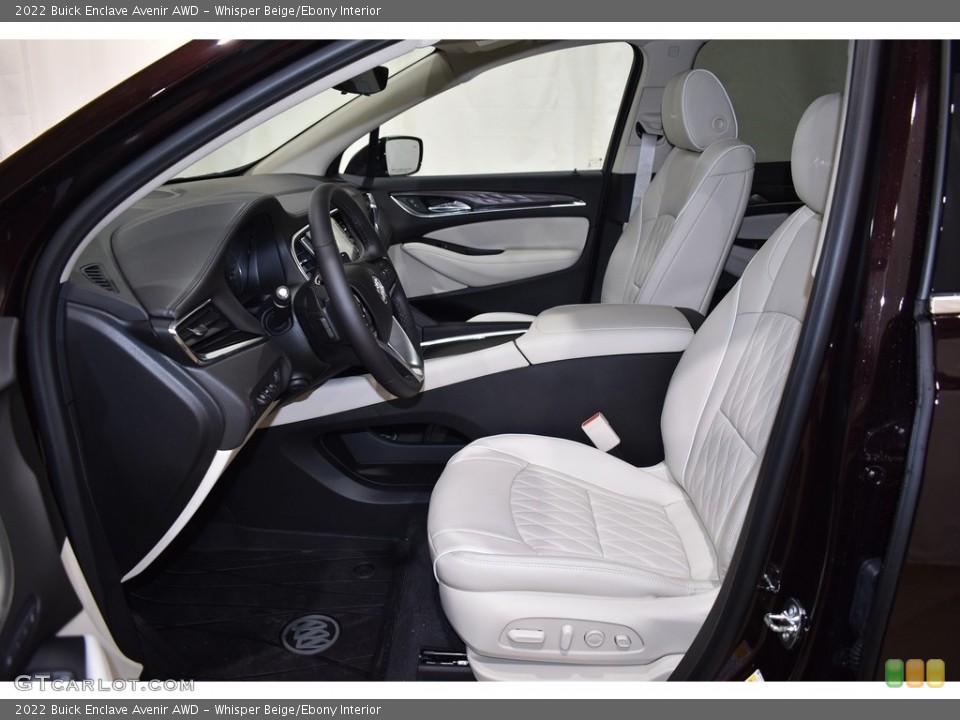 Whisper Beige/Ebony Interior Photo for the 2022 Buick Enclave Avenir AWD #143374202