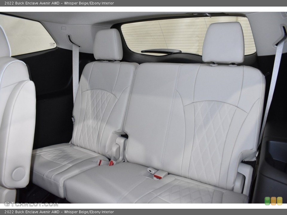 Whisper Beige/Ebony Interior Rear Seat for the 2022 Buick Enclave Avenir AWD #143374232