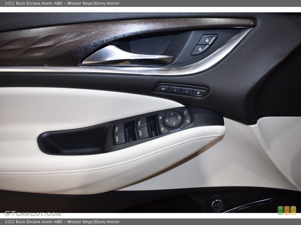 Whisper Beige/Ebony Interior Door Panel for the 2022 Buick Enclave Avenir AWD #143374250