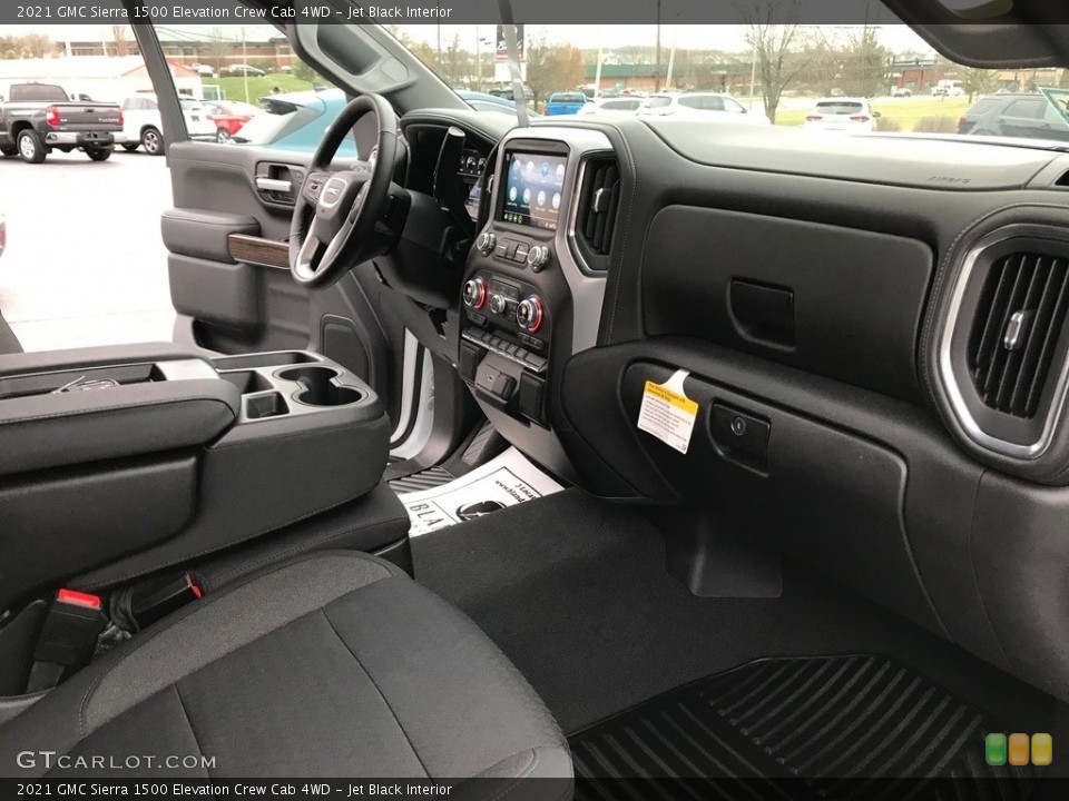 Jet Black Interior Dashboard for the 2021 GMC Sierra 1500 Elevation Crew Cab 4WD #143375474