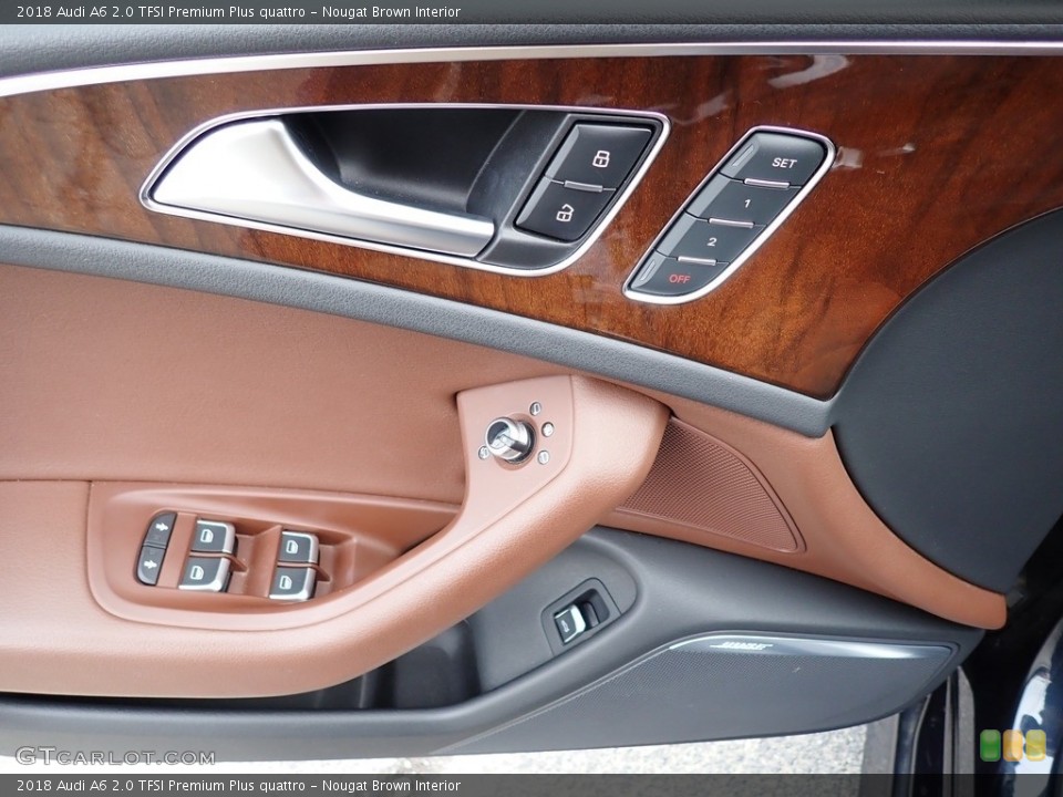 Nougat Brown Interior Door Panel for the 2018 Audi A6 2.0 TFSI Premium Plus quattro #143379349