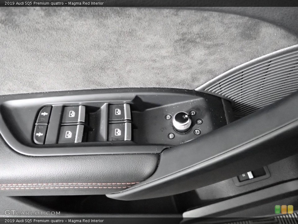 Magma Red Interior Controls for the 2019 Audi SQ5 Premium quattro #143382931