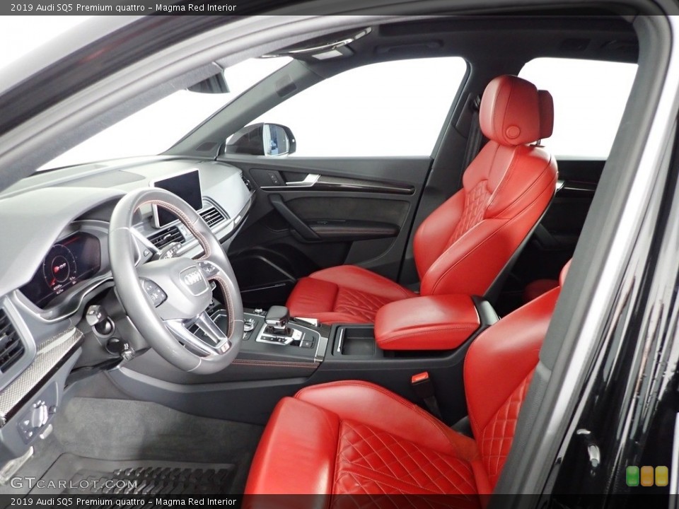 Magma Red Interior Photo for the 2019 Audi SQ5 Premium quattro #143382997