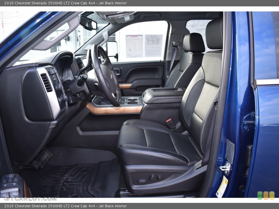 Jet Black Interior Photo for the 2016 Chevrolet Silverado 3500HD LTZ Crew Cab 4x4 #143383459