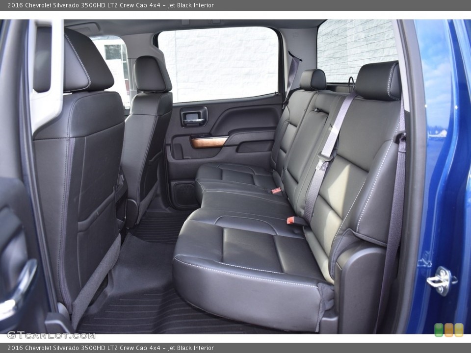 Jet Black Interior Rear Seat for the 2016 Chevrolet Silverado 3500HD LTZ Crew Cab 4x4 #143383477