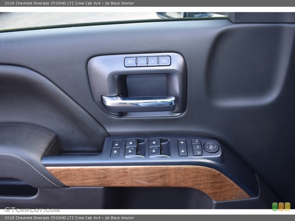 Jet Black Interior Door Panel for the 2016 Chevrolet Silverado 3500HD LTZ Crew Cab 4x4 #143383507