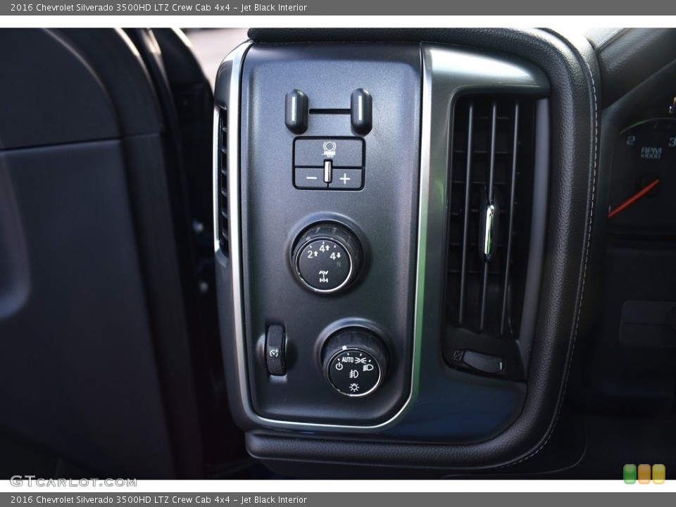 Jet Black Interior Controls for the 2016 Chevrolet Silverado 3500HD LTZ Crew Cab 4x4 #143383546