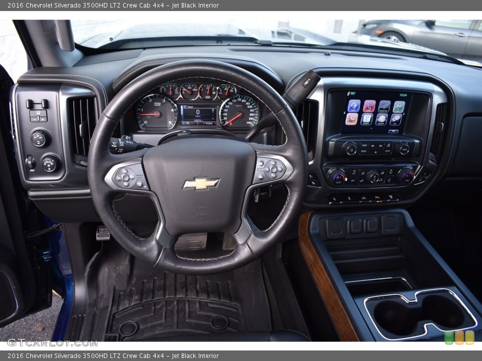 Jet Black Interior Dashboard for the 2016 Chevrolet Silverado 3500HD LTZ Crew Cab 4x4 #143383567