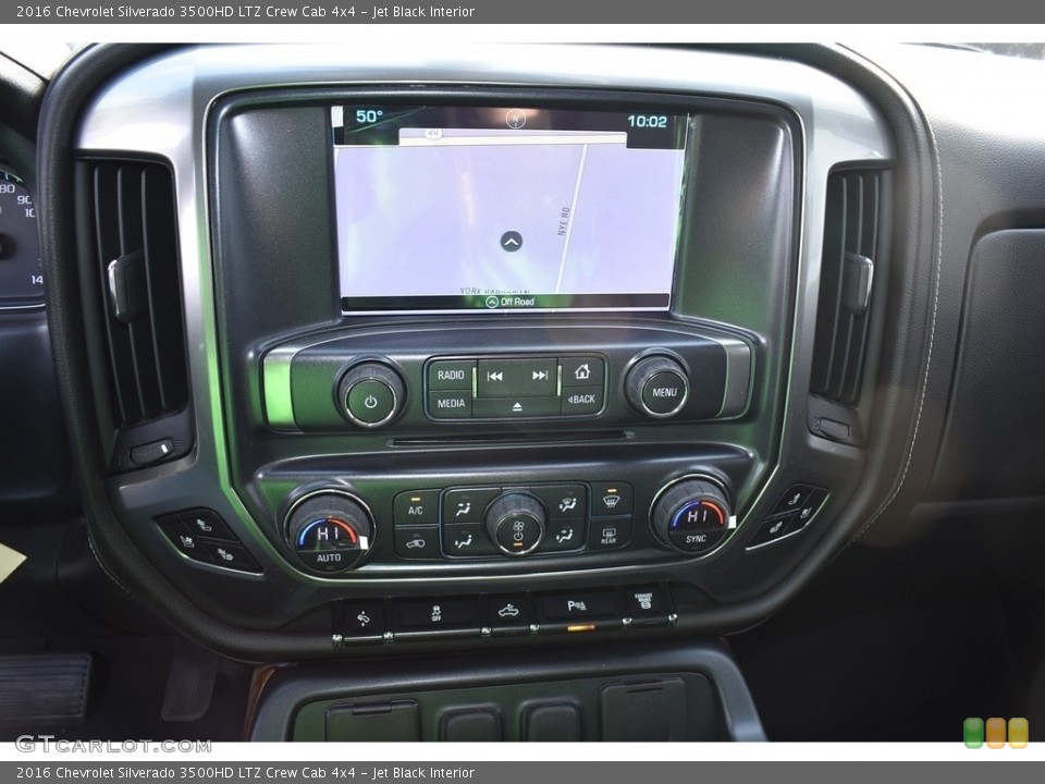 Jet Black Interior Controls for the 2016 Chevrolet Silverado 3500HD LTZ Crew Cab 4x4 #143383585