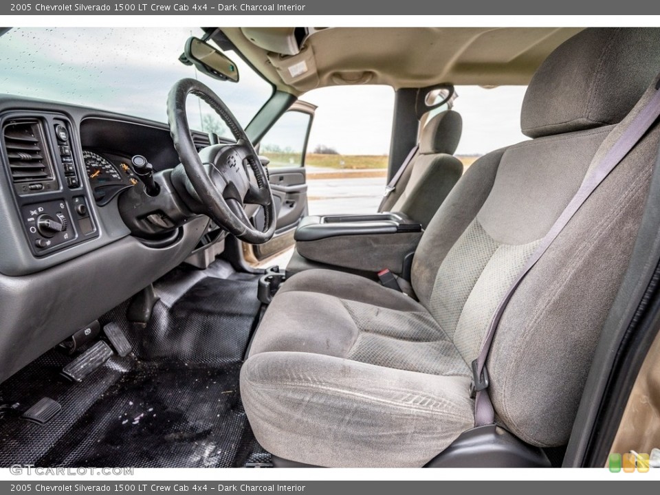 Dark Charcoal Interior Front Seat for the 2005 Chevrolet Silverado 1500 LT Crew Cab 4x4 #143392760