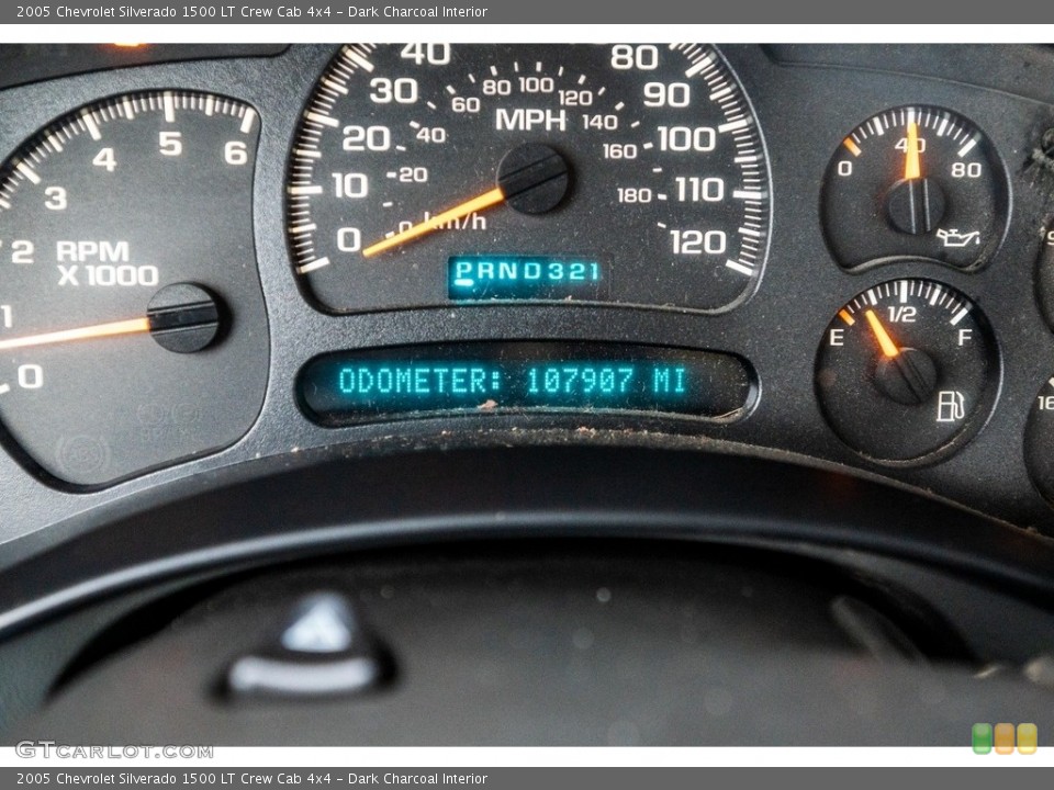 Dark Charcoal Interior Gauges for the 2005 Chevrolet Silverado 1500 LT Crew Cab 4x4 #143392871
