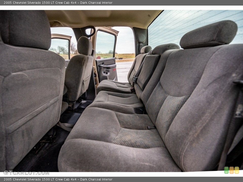 Dark Charcoal Interior Rear Seat for the 2005 Chevrolet Silverado 1500 LT Crew Cab 4x4 #143392889