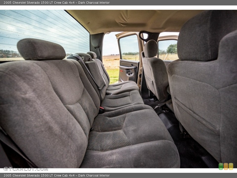 Dark Charcoal Interior Rear Seat for the 2005 Chevrolet Silverado 1500 LT Crew Cab 4x4 #143392907