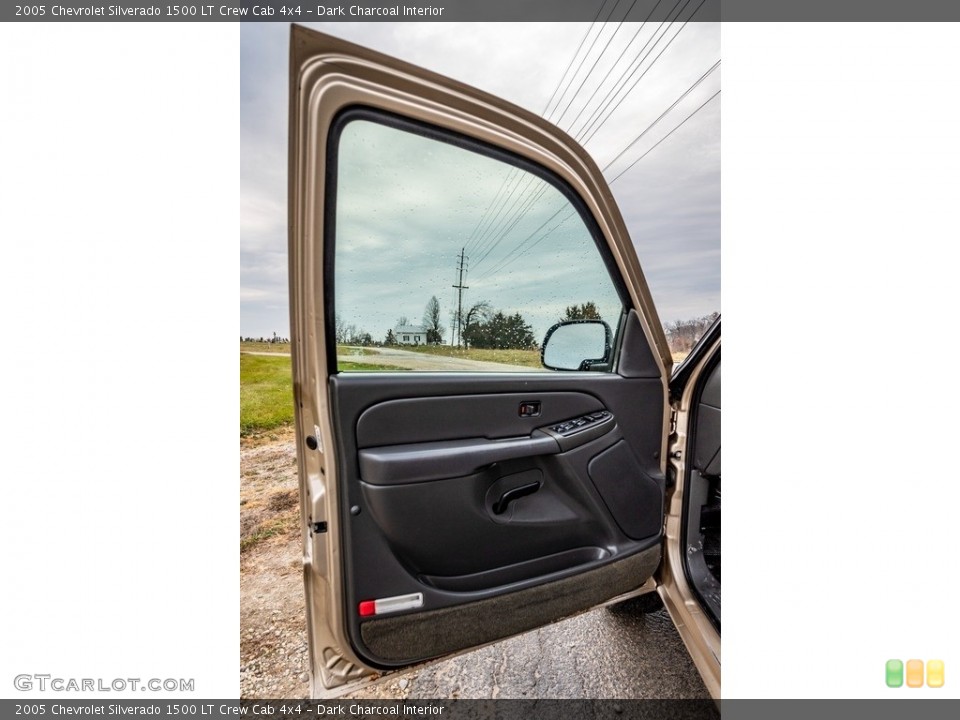 Dark Charcoal Interior Door Panel for the 2005 Chevrolet Silverado 1500 LT Crew Cab 4x4 #143393096
