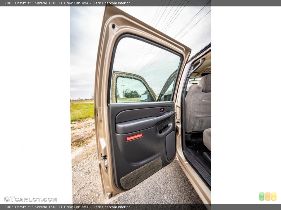 Dark Charcoal Interior Door Panel for the 2005 Chevrolet Silverado 1500 LT Crew Cab 4x4 #143393114